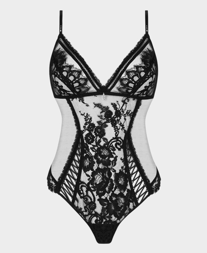 Desirs De Venise Lace & Tulle Bodysuit